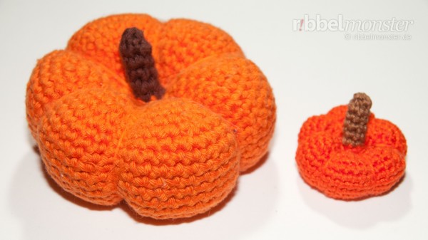 kostenlose Häkelanleitung - Amigurumi Anleitung - Kürbis häkeln