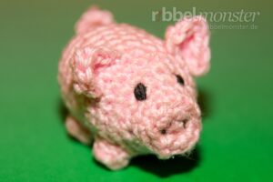 Amigurumi - kleines Schwein häkeln - Anleitung - Glücksschwein