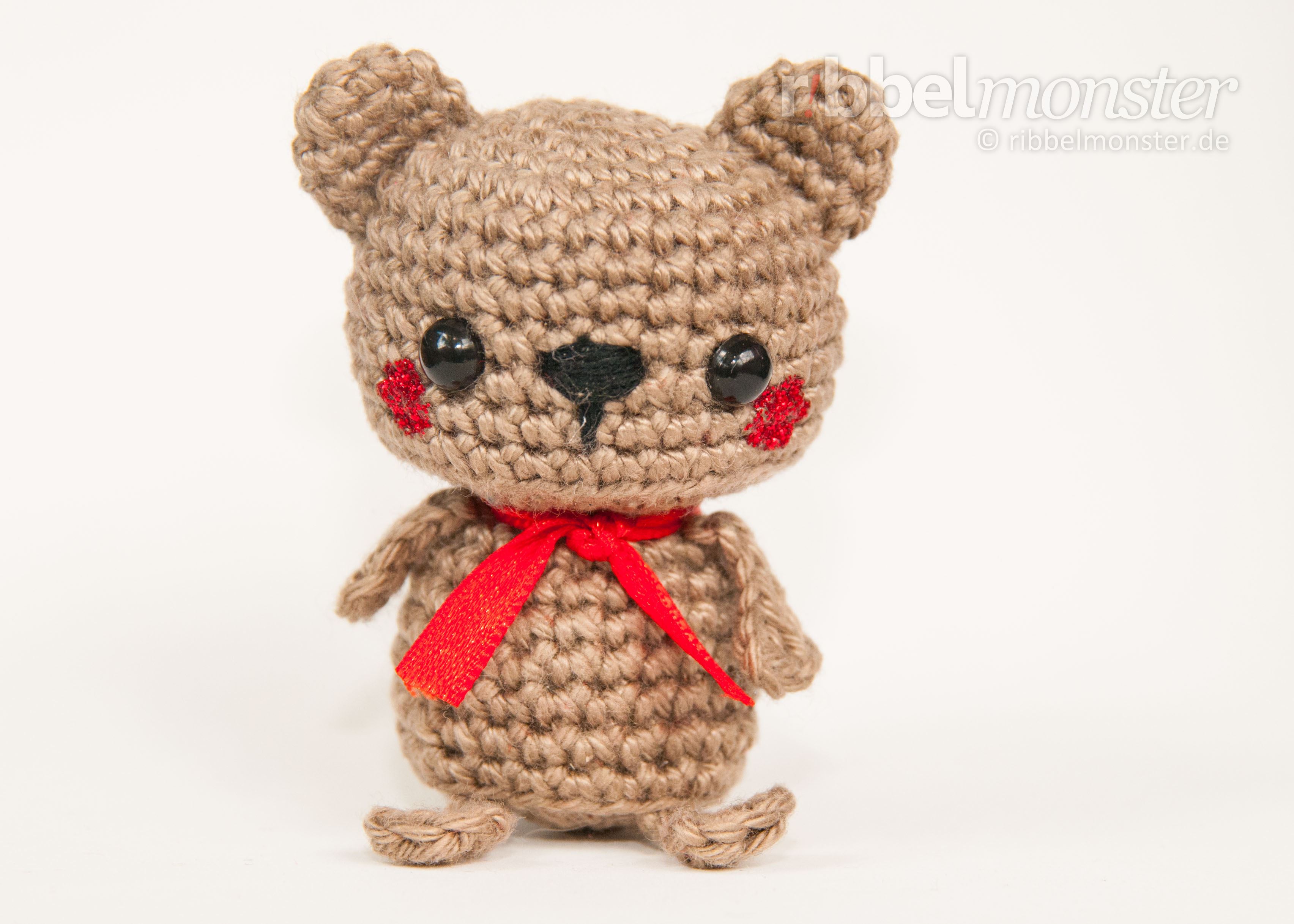 Amigurumi - Minimee Crochet Brown Bear - Balu - pattern - free crochet pattern