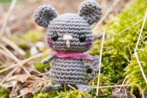 Anleitung - Amigurumi - Minimee Maus häkeln - Lina - kostenlose Häkelanleitung