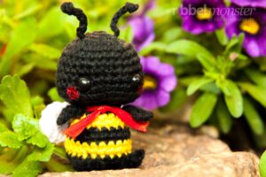Anleitung - Amigurumi - Minimee Hummel häkeln - Malo - kostenlose Häkelanleitung
