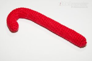 Amigurumi - große einfache Zuckerstange häkeln - gratis Häkelanleitung