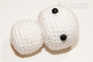 Amigurumi - Minimee Schneemann häkeln - Erik - gratis Anleitung