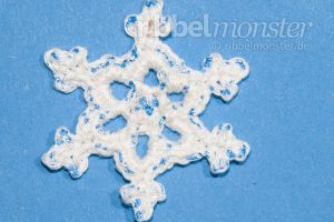 Schneeflöckchen häkeln - Tilda - Anleitung