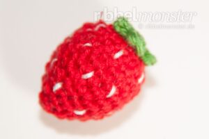 Amigurumi kleine Erdbeer häkeln - Anleitung - Häkelanleitung