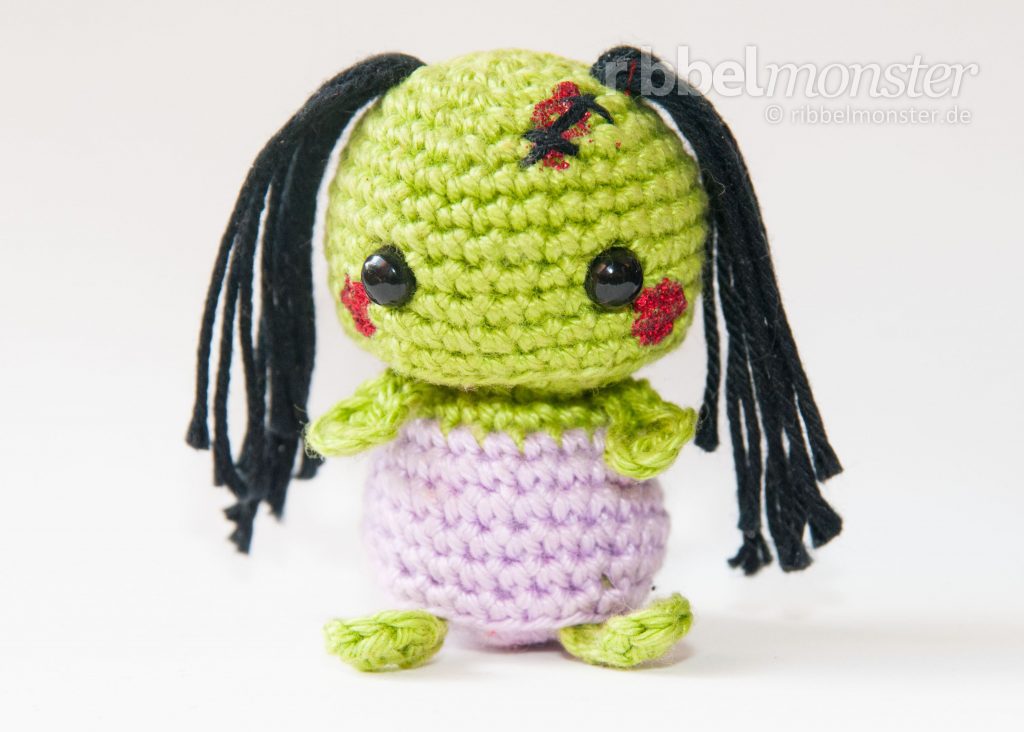 Amigurumi - Minimee Crochet Zombie - Ouka - pattern - free crochet pattern
