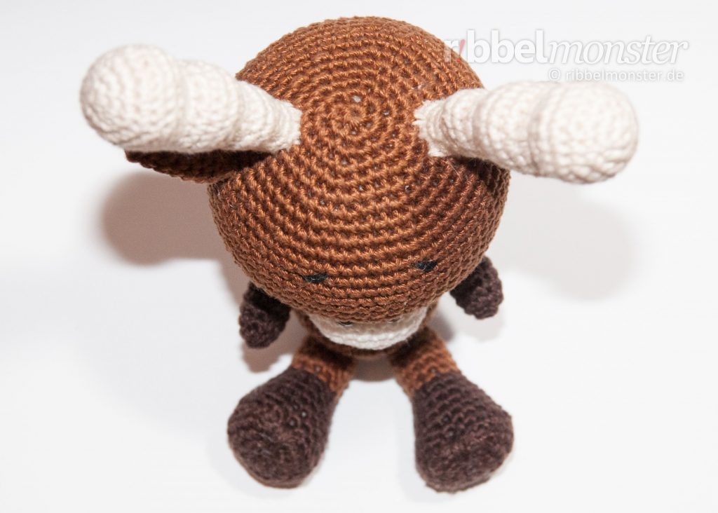 Amigurumi - Crochet Moose - Sören - Crochet Pattern - Free Pattern