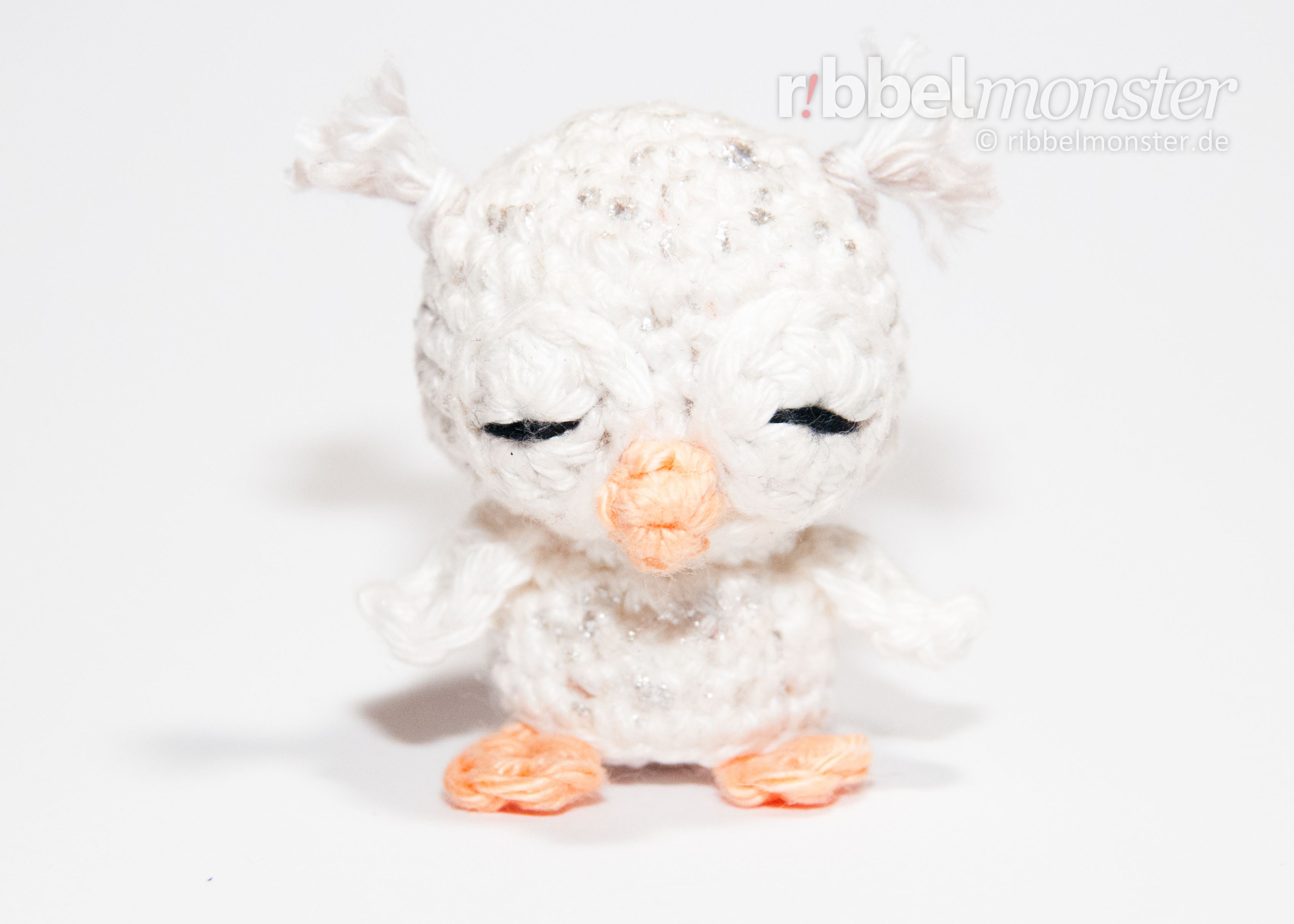 Amigurumi - Minimee Crochet Baby Snow Owl - Dana - free pattern
