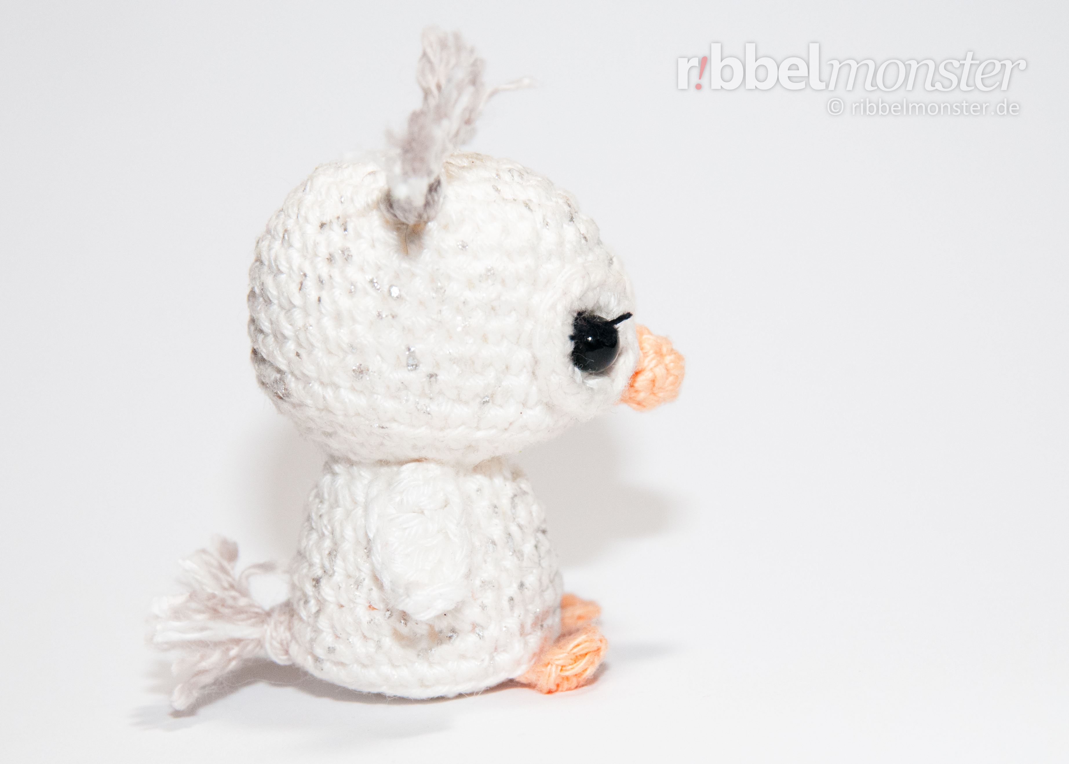 Amigurumi - Minimee Crochet Snow Owl - Dina - pattern - free crochet pattern