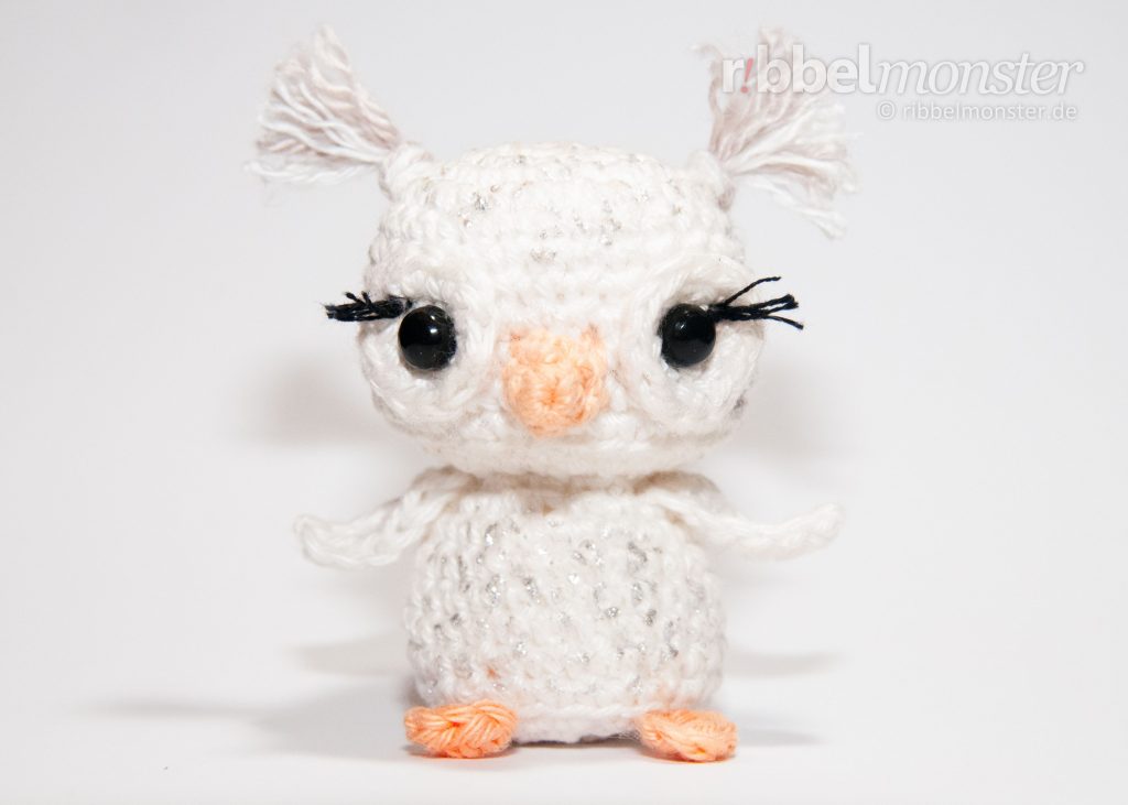 Amigurumi - Minimee Crochet Snow Owl - Dina - crochet pattern - free pattern