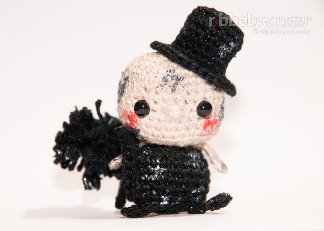 Amigurumi - Crochet Minimee Chimney Sweep - Hubert - Pattern - Crochet Lucky Charm