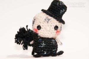 Amigurumi - Minimee Schornsteinfeger häkeln - Hubert - Anleitung - Glücksbringer häkeln