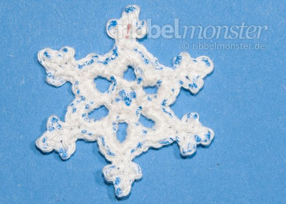 Schneeflöckchen häkeln – “Tilda”