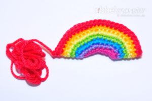 Amigurumi - winzigen Regenbogen häkeln - Häkelanleitung - kostenlose Anleitung