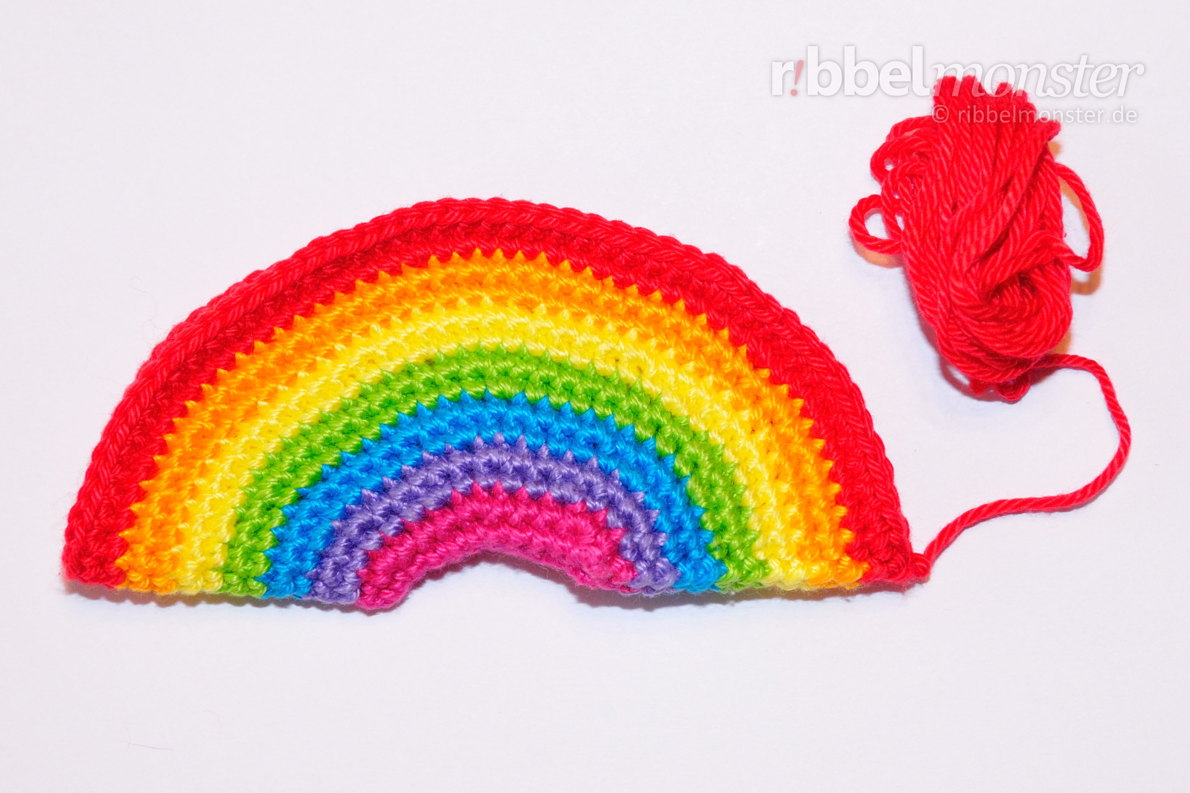 Amigurumi Crochet Smallest Rainbow Premium Free Patterns Ribbelmonster