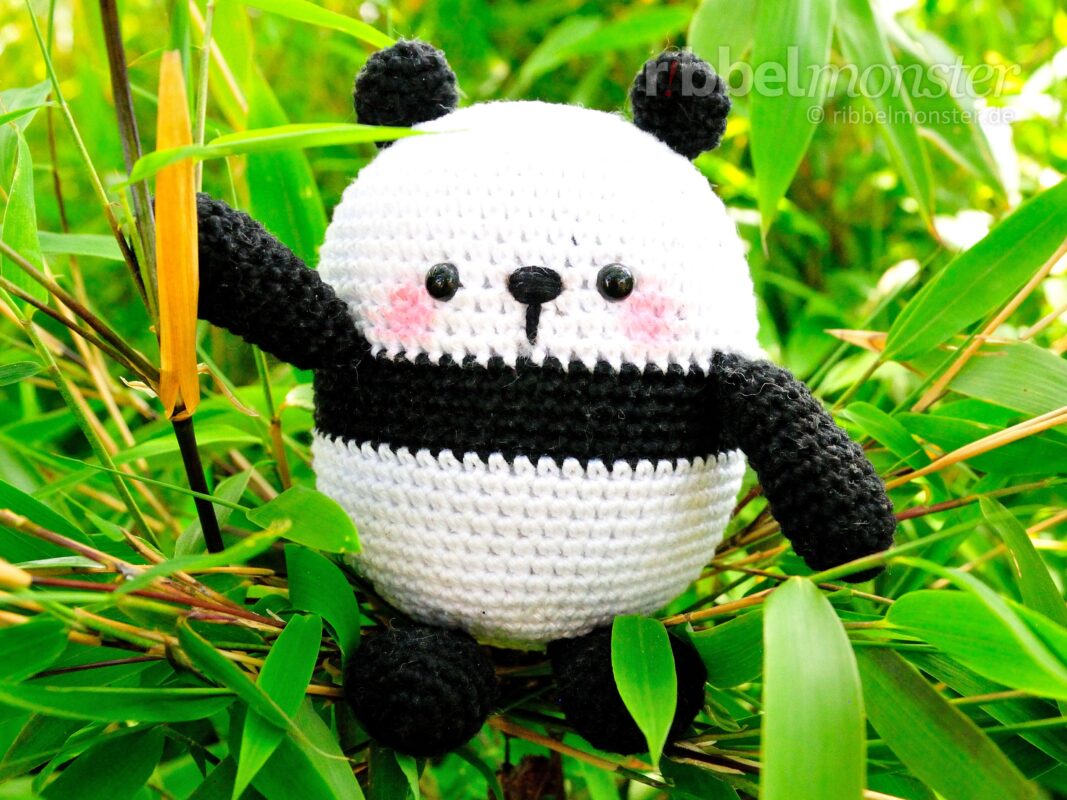 Amigurumi - größten Panda häkeln - Mao - Anleitung - Häkelanleitung