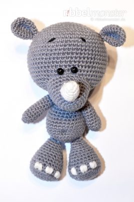 Amigurumi - Crochet Rhino - Piko - crochet pattern for beginners - pattern