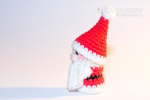 Amigurumi - Weihnachtsmann Fingerpuppe häkeln - gratis Anleitung