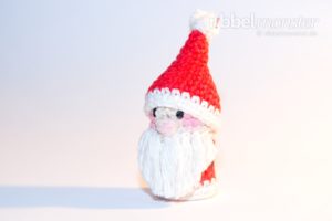 Amigurumi - Weihnachtsmann Fingerpuppe häkeln - gratis Häkelanleitung