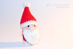 Amigurumi - Weihnachtsmann Fingerpuppe häkeln - Häkelanleitung