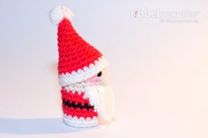 Amigurumi - Weihnachtsmann Fingerpuppe häkeln - kostenlose Häkelanleitung
