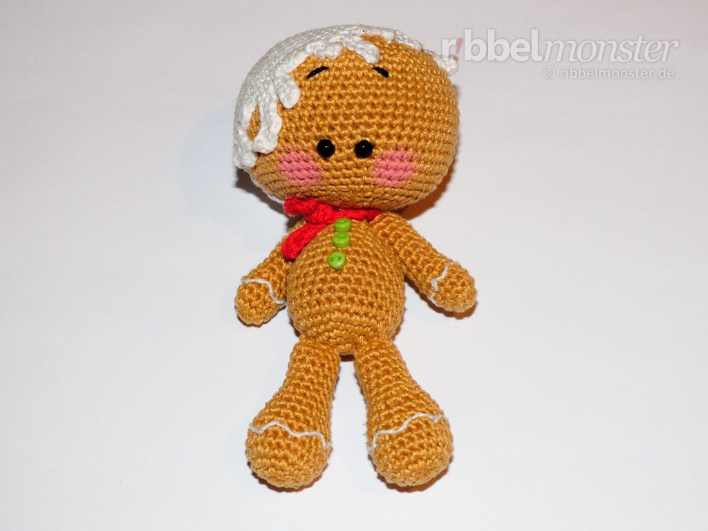 Amigurumi - Crochet Gingerbread Man - Pepe - crochet pattern - pattern
