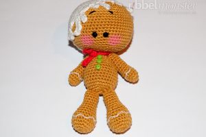 Amigurumi - Lebkuchenmann häkeln - Pepe - Häkelanleitung - Anleitung