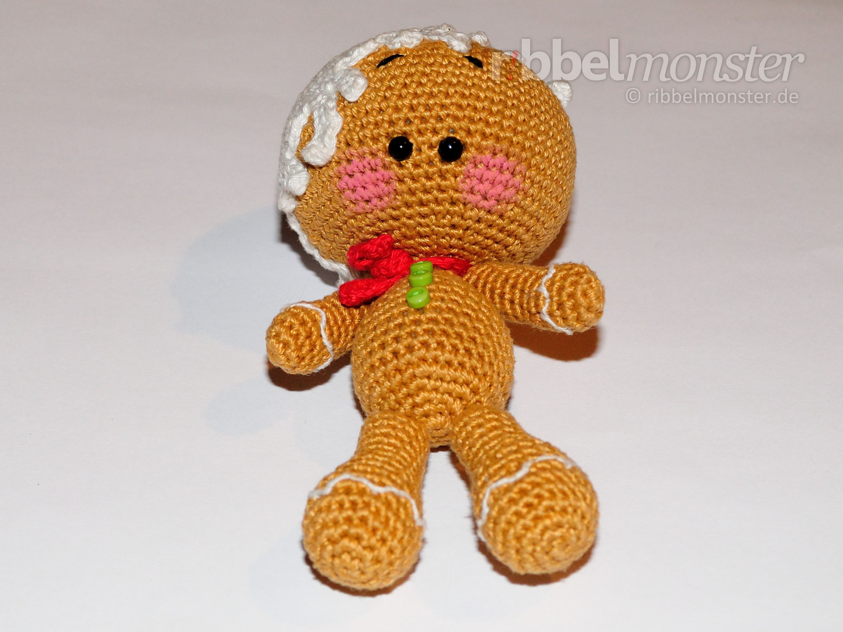 Amigurumi - Crochet Gingerbread Man - Pepe - free pattern - gratis crochet pattern