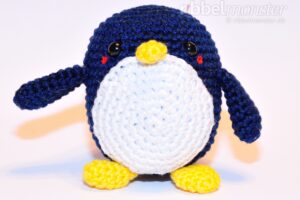 Amigurumi - mittleren Pinguin häkeln - Chubby - einfache Anleitung