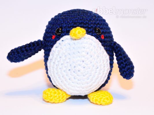 Amigurumi – mittleren Pinguin häkeln “Chubby”