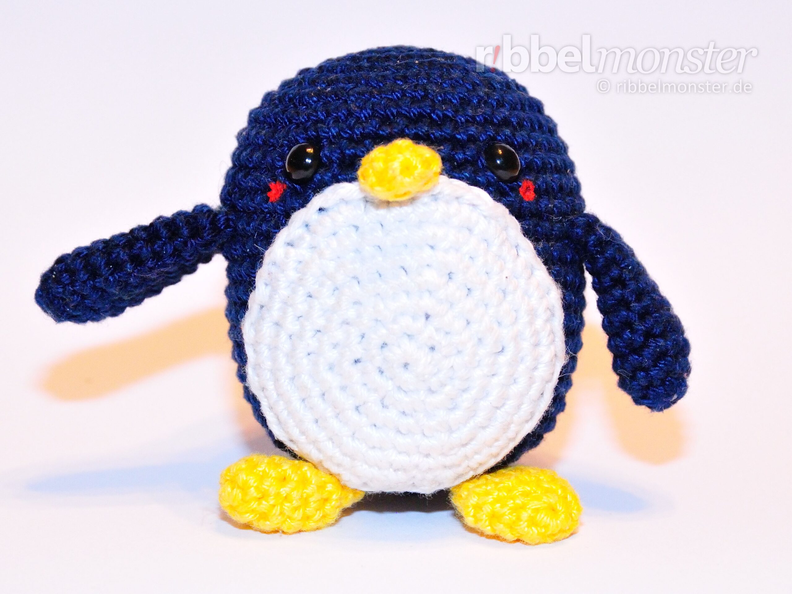 Amigurumi - mittleren Pinguin häkeln - Chubby - einfache Anleitung