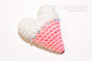Amigurumi - Crochet smallest Tilda heart - crochet pattern