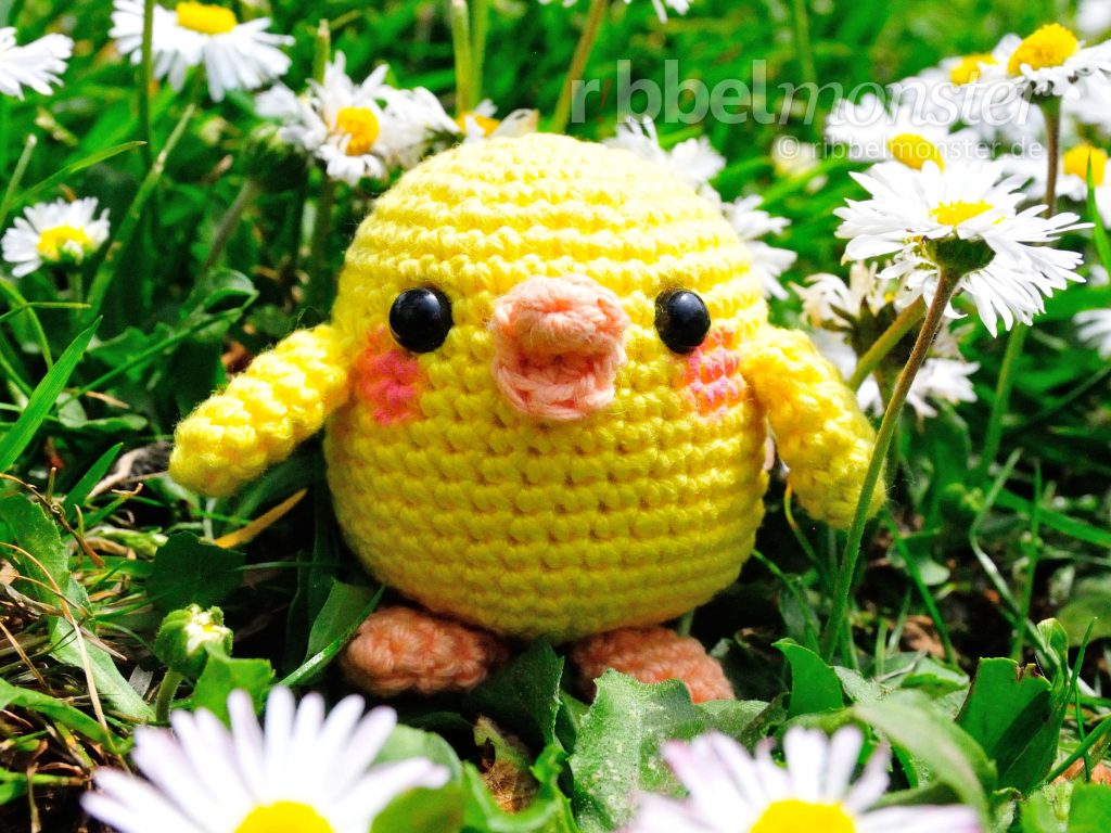 Amigurumi - kleines Küken häkeln - Kiiroitori - Anleitung - Häkelanleitung