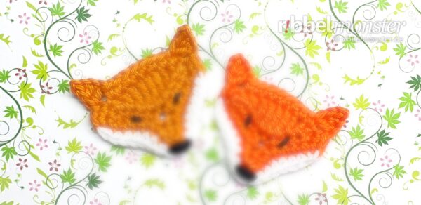 Aufnäher – Fuchs häkeln